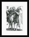 The Brass Players from the series 'The Great Wedding Dances' 1538 by Heinrich Aldegrever
