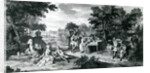 A L'ombre des bosquets dans un beau jour d'Eté..c.1710 by Bernard Picart