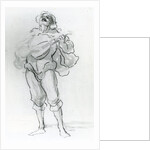 The Lute Player by Honore Daumier