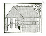 An Indian Habitation from 'la Historia general de las Indias' 1547 by Christopher Columbus
