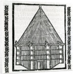 A Hut from 'la Historia general de las Indias' 1547 by Christopher Columbus