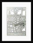 A Caravel from 'la Historia general de las Indias' 1547 by Christopher Columbus