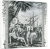 The First Interview of Christopher Columbus with the Natives of America, 1777 by British School