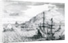 View of Cocos Island and Verraders Island, 1655 by Mattaus the Younger Merian