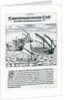 Four Sailing Boats from 'India Orientalis', 1598 by Theodor de Bry