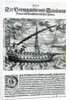 Ship from 'India Orientalis', 1598 by Theodor de Bry