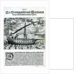 Ship from 'India Orientalis', 1598 by Theodor de Bry