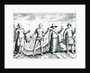 Two men and Two women from 'India Orientalis', 1598 by Theodor de Bry