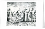 Two men and Two women from 'India Orientalis', 1598 by Theodor de Bry