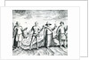 Two men and Two women from 'India Orientalis', 1598 by Theodor de Bry
