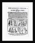 The Quakers Dream or The Devil's Pilgrimage in England, pub. in 1655 by English School