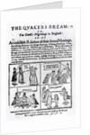 The Quakers Dream or The Devil's Pilgrimage in England, pub. in 1655 by English School