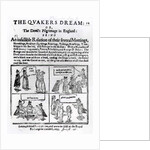 The Quakers Dream or The Devil's Pilgrimage in England, pub. in 1655 by English School