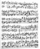 Music Score of Johann Sebastian Bach by German School