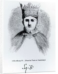 Portrait and Signature of Henry IV by English School