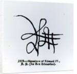 Signature of Edward IV by English School