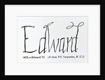 Reproduction of the signature of Edward VI by Anonymous