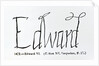 Reproduction of the signature of Edward VI by Anonymous