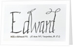 Reproduction of the signature of Edward VI by Anonymous