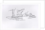 Signature of Queen Elizabeth I by English School