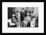 The Emperor of Abyssinia and his Court by English Photographer