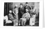The Emperor of Abyssinia and his Court by English Photographer