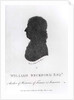 William Beckford Esq. Author of Histories of France and Jamaica, from a shade, pub. by Vernor & Hood, 1799 by John Miers