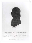 William Beckford Esq. Author of Histories of France and Jamaica, from a shade, pub. by Vernor & Hood, 1799 by John Miers