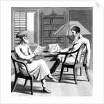 An European Gentleman with his Moonshee, or Native Professor of Languages by Charles D'Oyly