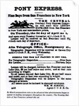 Pony Express, Nine Days from San Francisco to New York by American School
