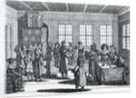 Jewish Divorce scene by German School