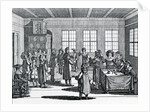 Jewish Divorce scene by German School