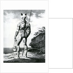 A Young Noukahiwan man not completely Tattooed, 1813 by Wilhelm Gottlieb Tilesius von Tilenau