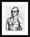 Virginian Indian, 1645 by Wenceslaus Hollar
