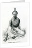 Merere, chief of the Usango from 'Travels in Africa', 1879 by English School