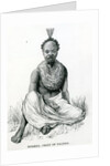 Merere, chief of the Usango from 'Travels in Africa', 1879 by English School