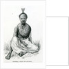 Merere, chief of the Usango from 'Travels in Africa', 1879 by English School