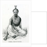 Merere, chief of the Usango from 'Travels in Africa', 1879 by English School