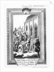 Jack Cade in Henry VI's Reign Declaring Himself Lord of the City of London, engraved for Spencer's by English School