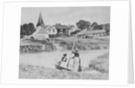 Ferry across the Arun at Bury, Sussex by English Photographer