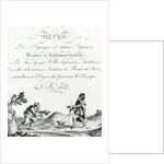 Recueil de Paysages et autres figures, dessinees et Artistement Gravees by Johann Georg Wille, 1801 by French School