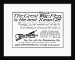 Advertisement 'The Great War Pen is the best Xmas Gift' by Anonymous