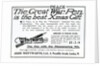 Advertisement 'The Great War Pen is the best Xmas Gift' by Anonymous