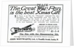 Advertisement 'The Great War Pen is the best Xmas Gift' by Anonymous