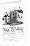 Trade card for Tingle, Taylor and Salesman, No 2 Hatton Garden, Holborn by English School