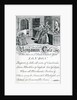 Trade Card, Benjamin Cole, London tradesman by English School