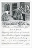 Trade Card, Benjamin Cole, London tradesman by English School