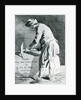 Stone mason, 1737 by French School