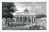 The Brandenburg Gate, Berlin, 1833 by German School