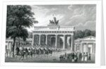 The Brandenburg Gate, Berlin, 1833 by German School